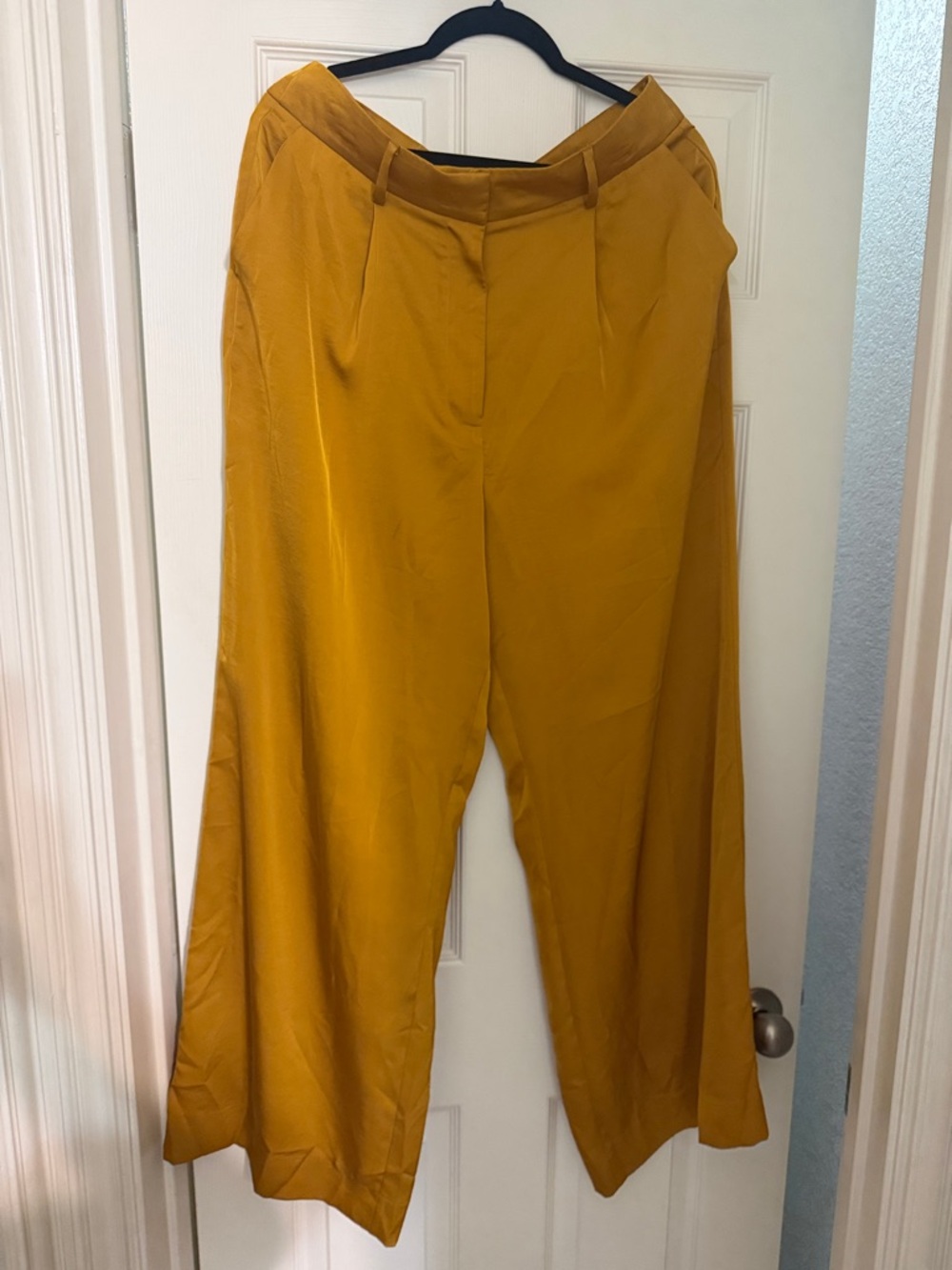 Nine West Mustard Wide-Leg Women’s Pants